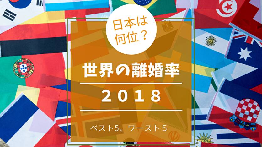 世界の離婚率２０１８