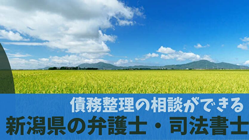 債務整理の相談ができる新潟県の弁護士・司法書士一覧